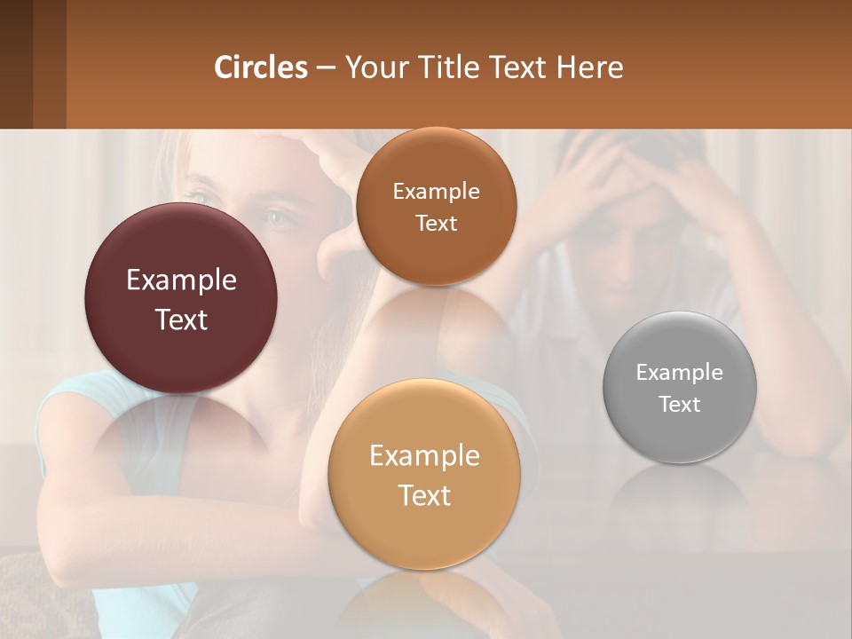 White Retired Daughter PowerPoint Template