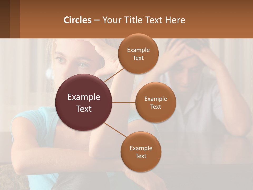 White Retired Daughter PowerPoint Template