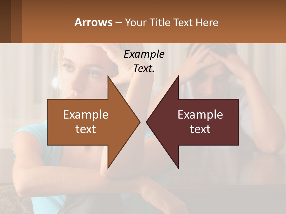 White Retired Daughter PowerPoint Template