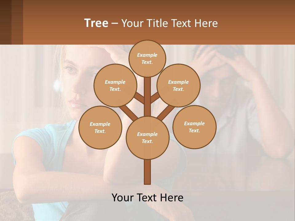 White Retired Daughter PowerPoint Template