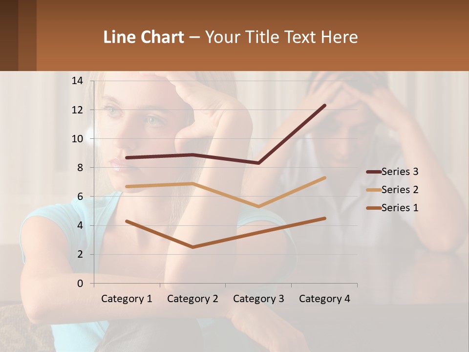 White Retired Daughter PowerPoint Template