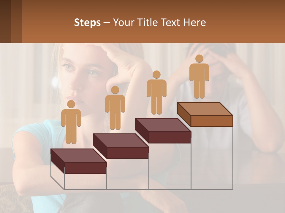 White Retired Daughter PowerPoint Template