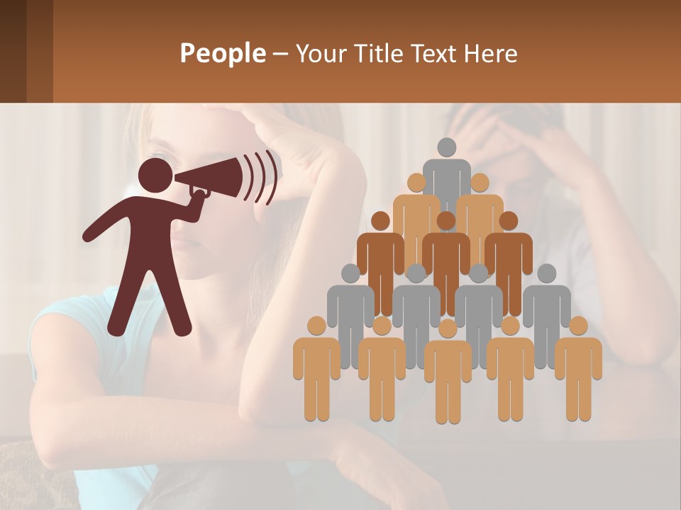 White Retired Daughter PowerPoint Template