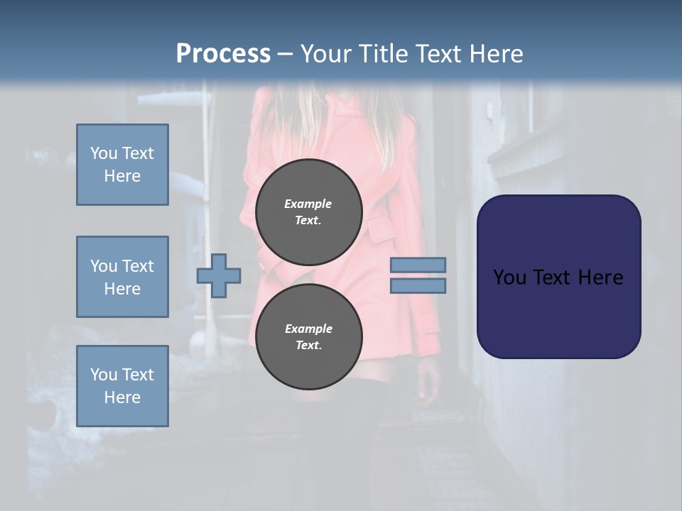 Sand Retirement Standing PowerPoint Template