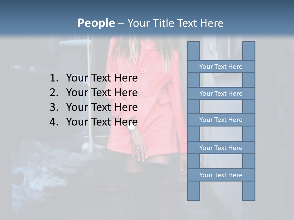 Sand Retirement Standing PowerPoint Template