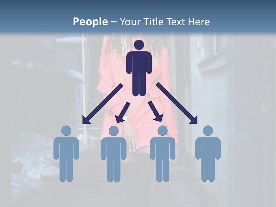 Sand Retirement Standing PowerPoint Template