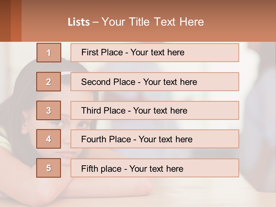 Calm Caucasian Lifestyle PowerPoint Template