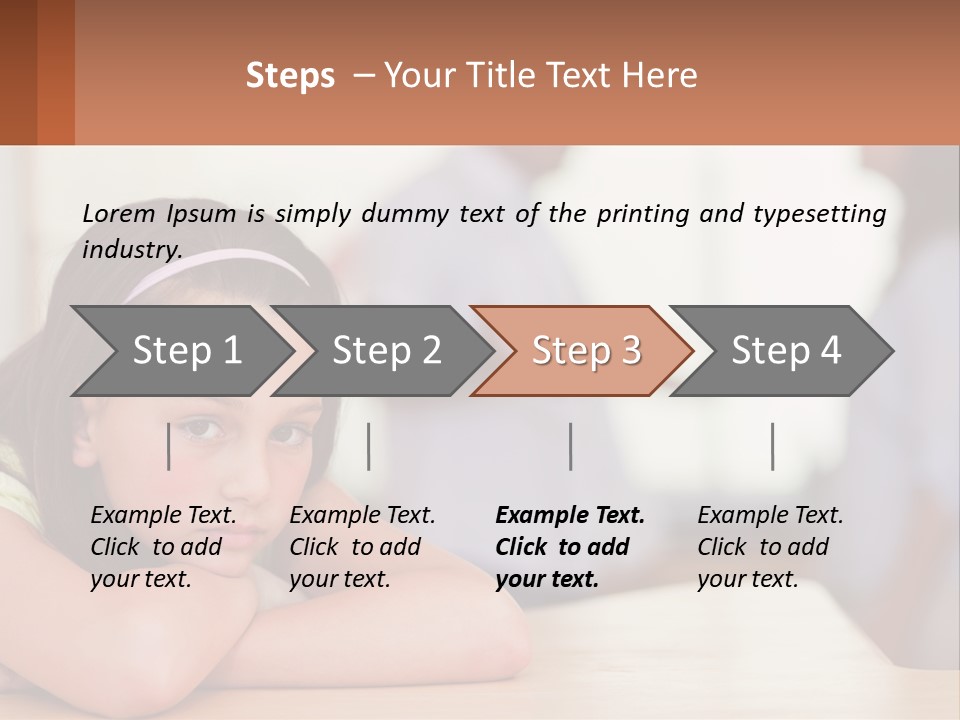 Calm Caucasian Lifestyle PowerPoint Template
