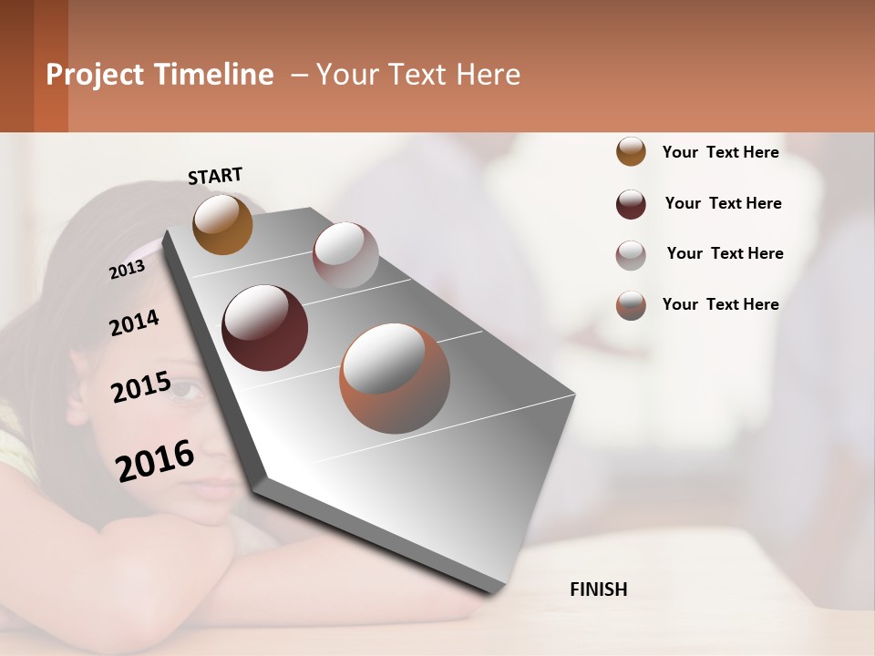 Calm Caucasian Lifestyle PowerPoint Template