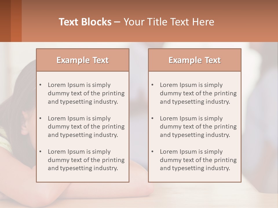 Calm Caucasian Lifestyle PowerPoint Template