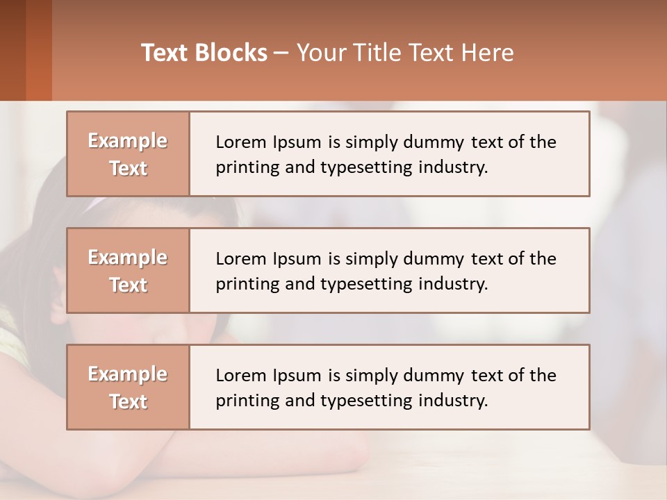 Calm Caucasian Lifestyle PowerPoint Template