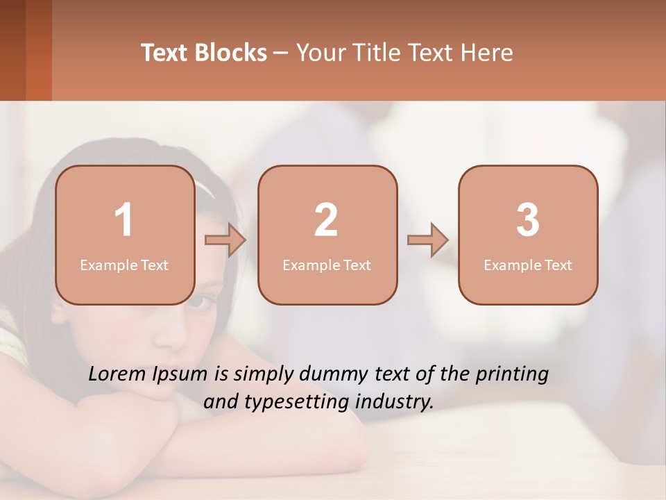 Calm Caucasian Lifestyle PowerPoint Template