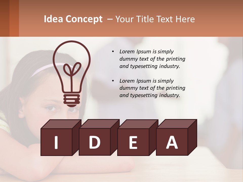 Calm Caucasian Lifestyle PowerPoint Template