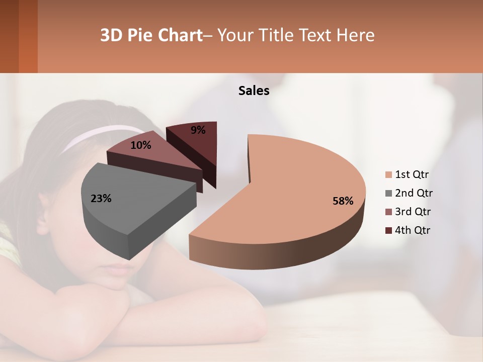 Calm Caucasian Lifestyle PowerPoint Template