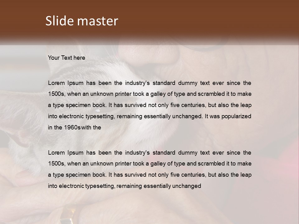 White Water Older PowerPoint Template