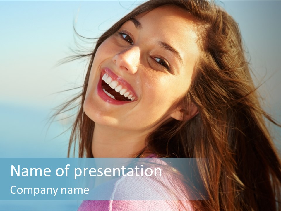 Parent Sunrise Coastal PowerPoint Template