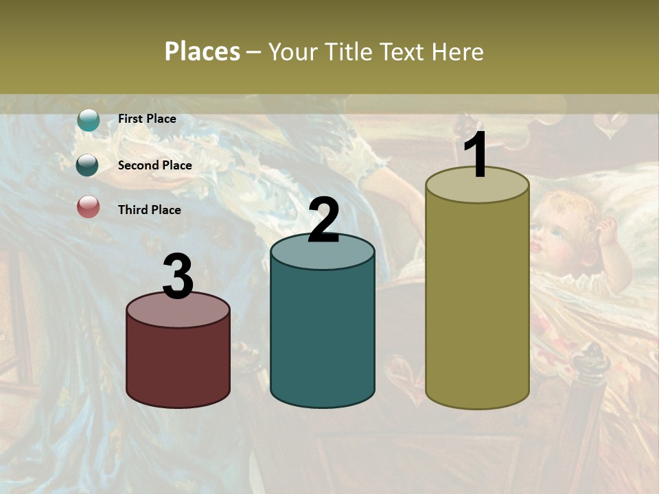 Older Calm Senior PowerPoint Template