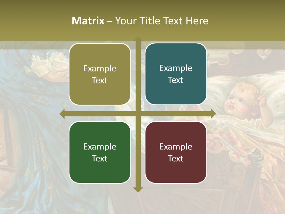 Older Calm Senior PowerPoint Template