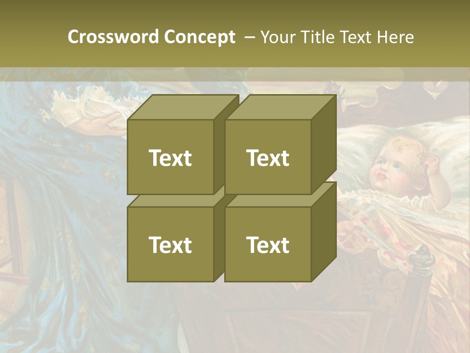 Older Calm Senior PowerPoint Template