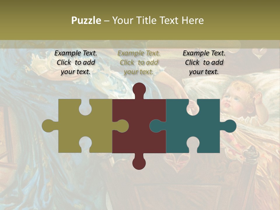 Older Calm Senior PowerPoint Template