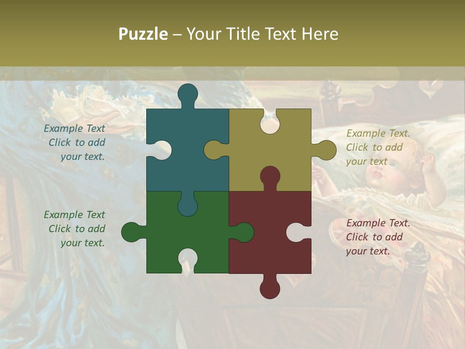 Older Calm Senior PowerPoint Template