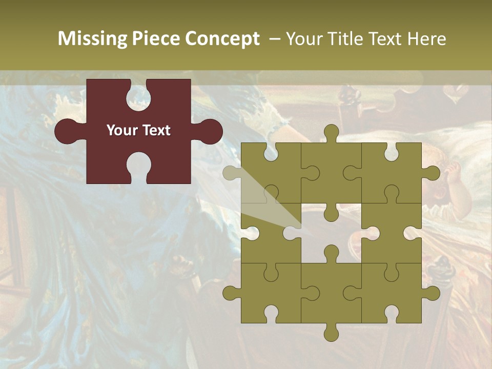 Older Calm Senior PowerPoint Template