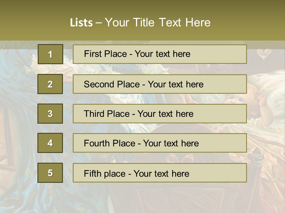 Older Calm Senior PowerPoint Template