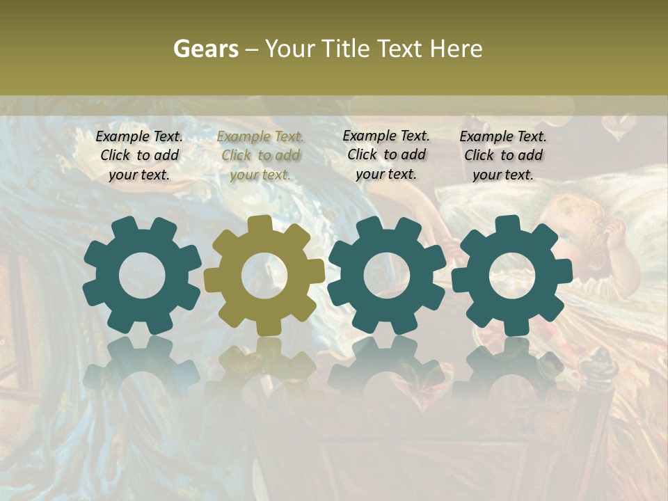 Older Calm Senior PowerPoint Template