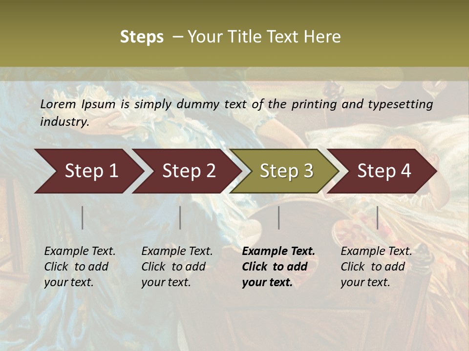 Older Calm Senior PowerPoint Template
