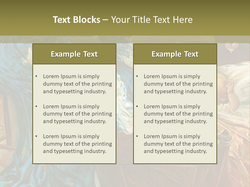 Older Calm Senior PowerPoint Template
