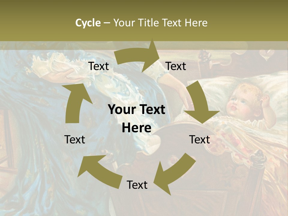 Older Calm Senior PowerPoint Template
