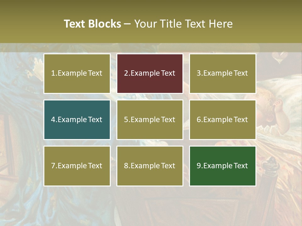Older Calm Senior PowerPoint Template