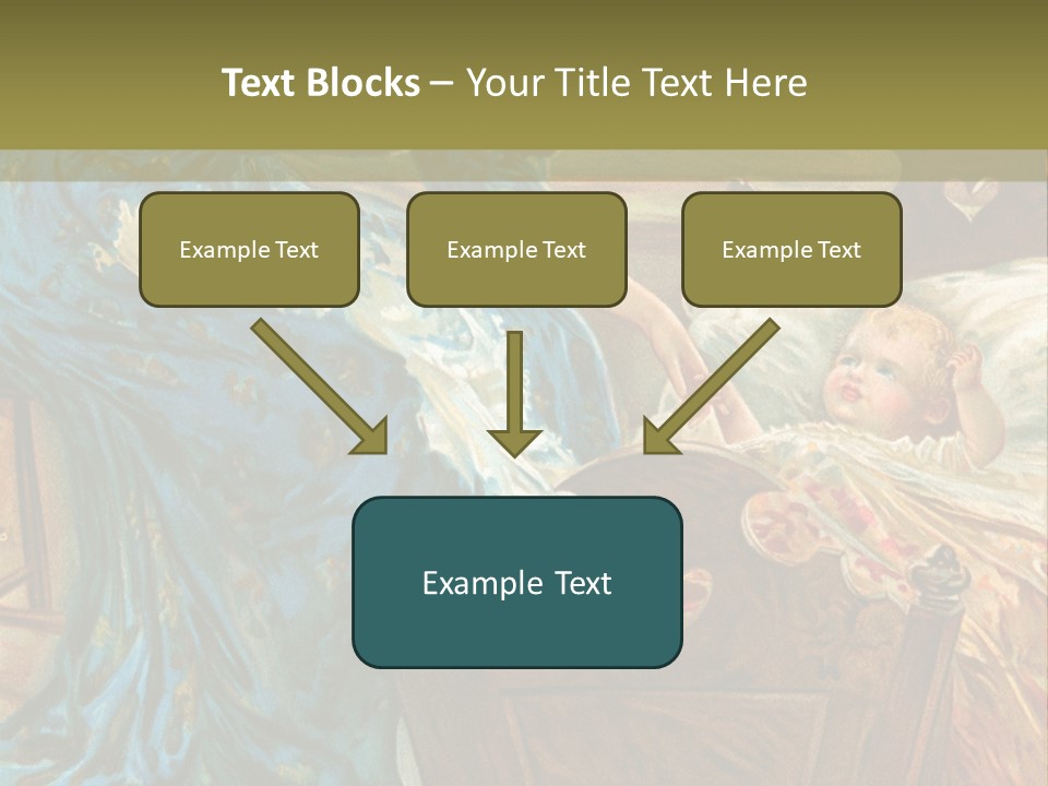 Older Calm Senior PowerPoint Template