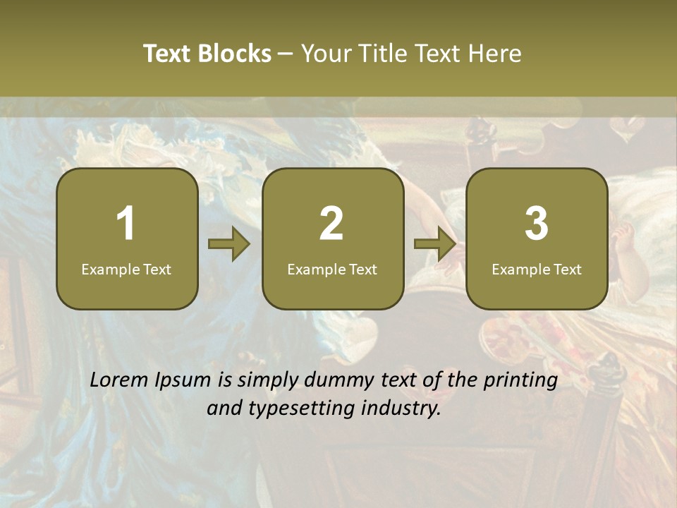 Older Calm Senior PowerPoint Template