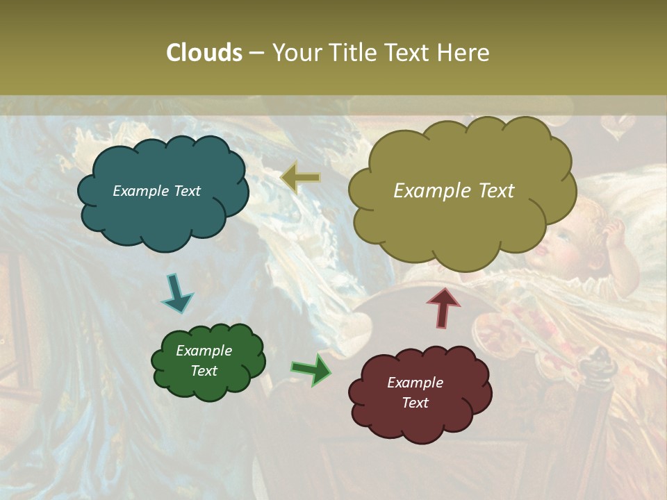 Older Calm Senior PowerPoint Template