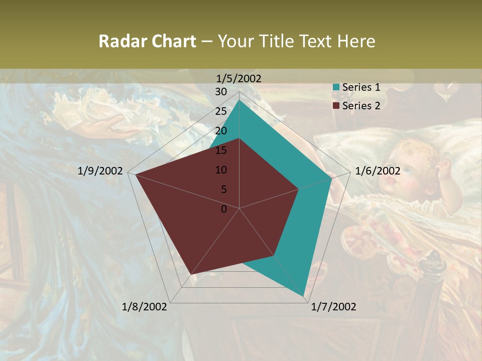 Older Calm Senior PowerPoint Template