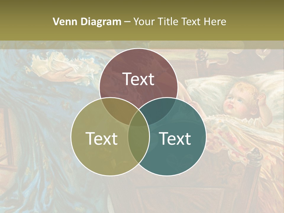 Older Calm Senior PowerPoint Template