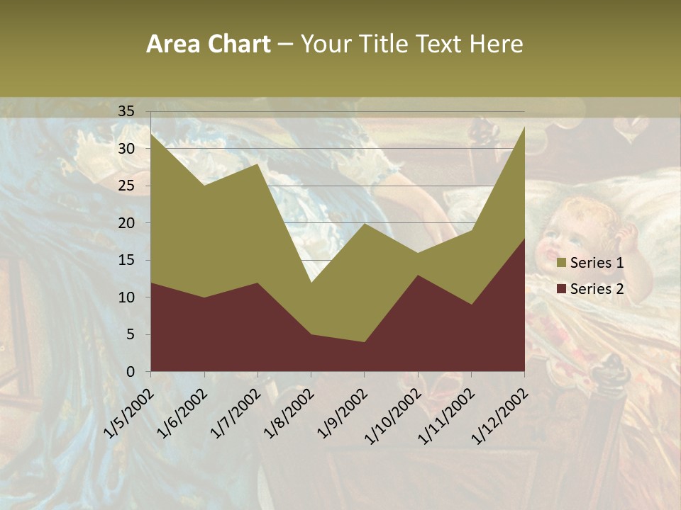 Older Calm Senior PowerPoint Template