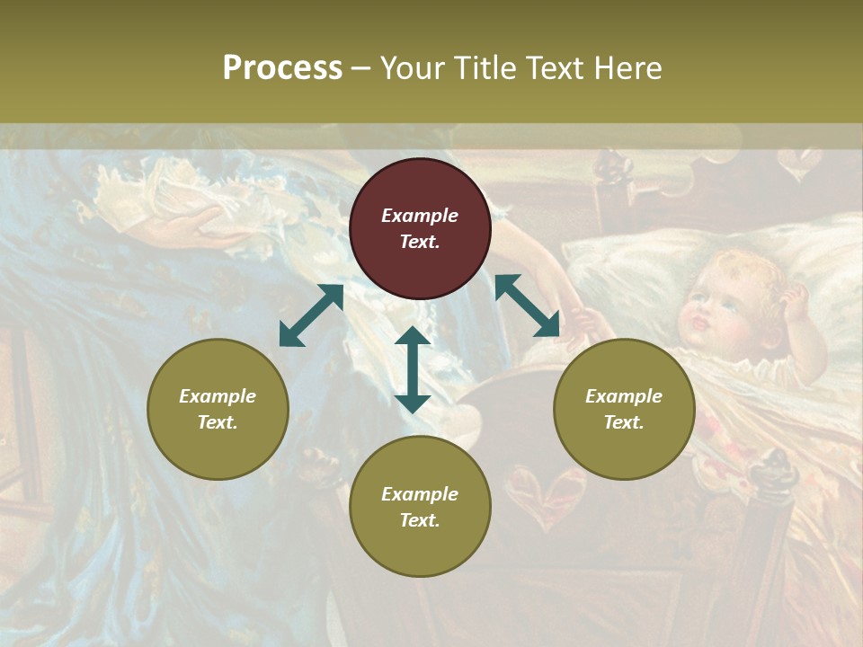 Older Calm Senior PowerPoint Template