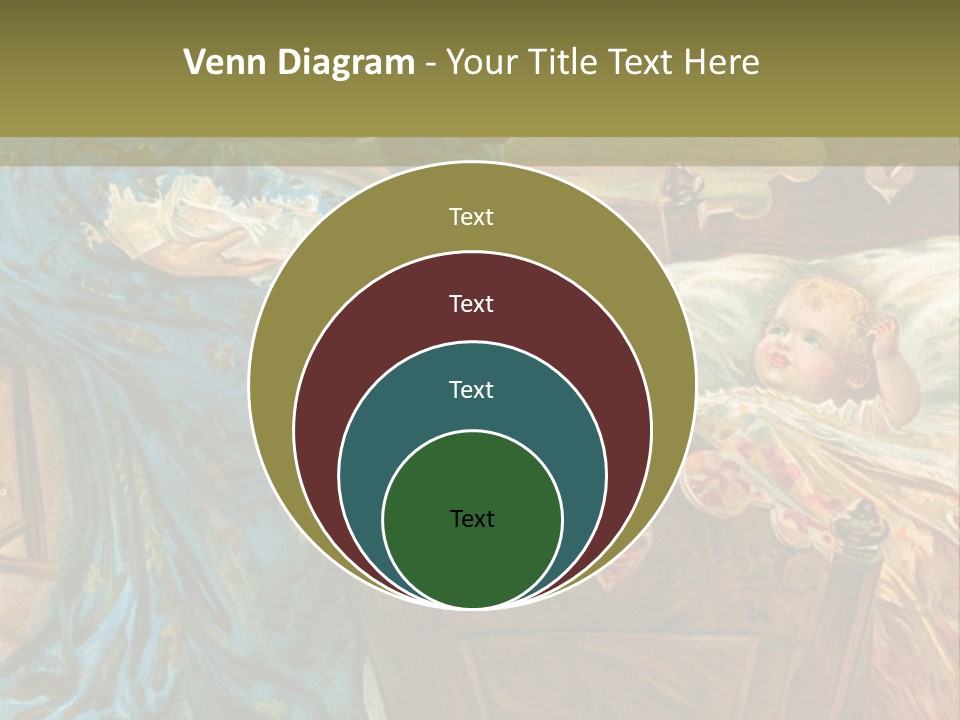 Older Calm Senior PowerPoint Template