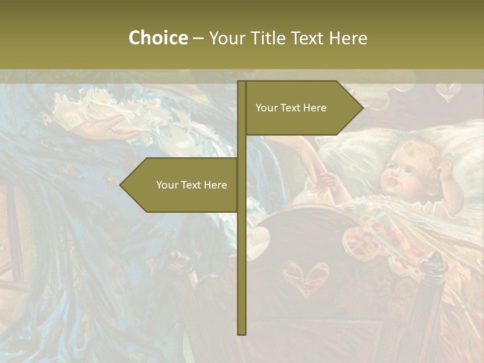 Older Calm Senior PowerPoint Template