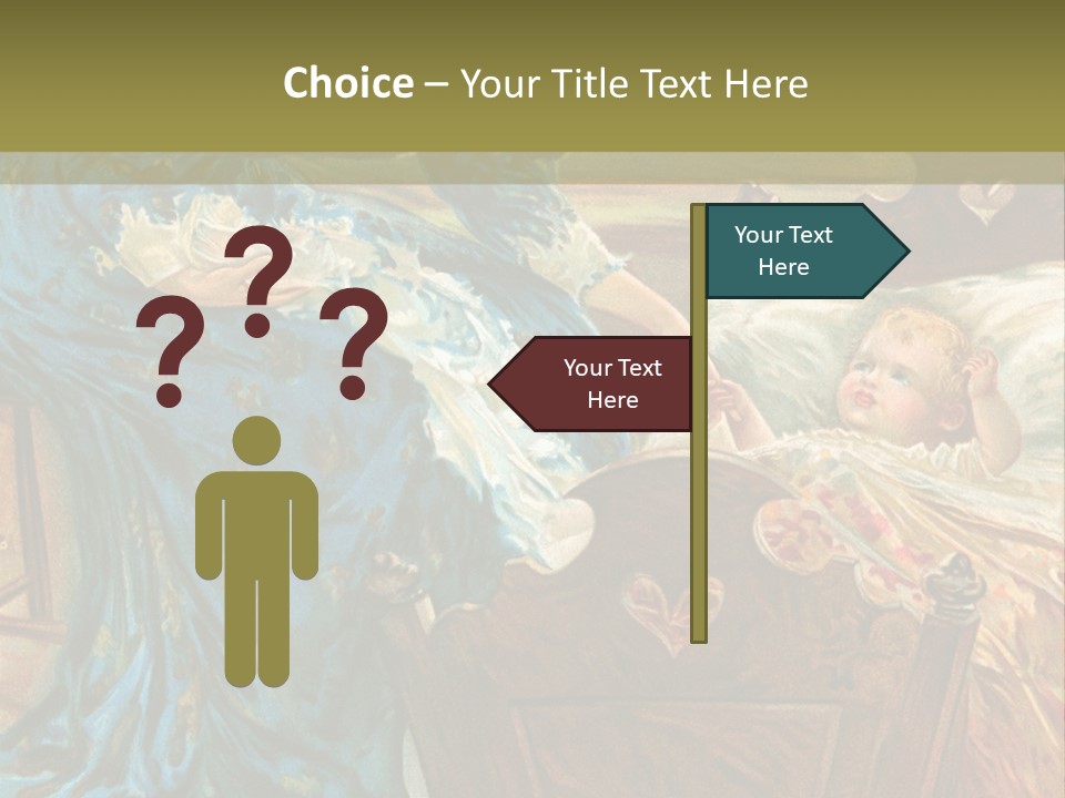 Older Calm Senior PowerPoint Template