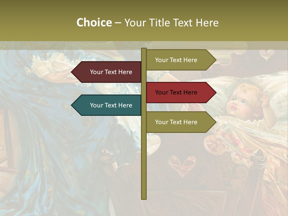 Older Calm Senior PowerPoint Template