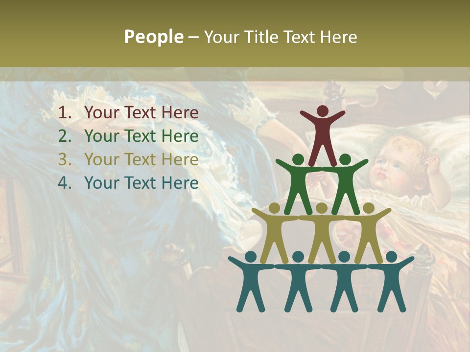 Older Calm Senior PowerPoint Template