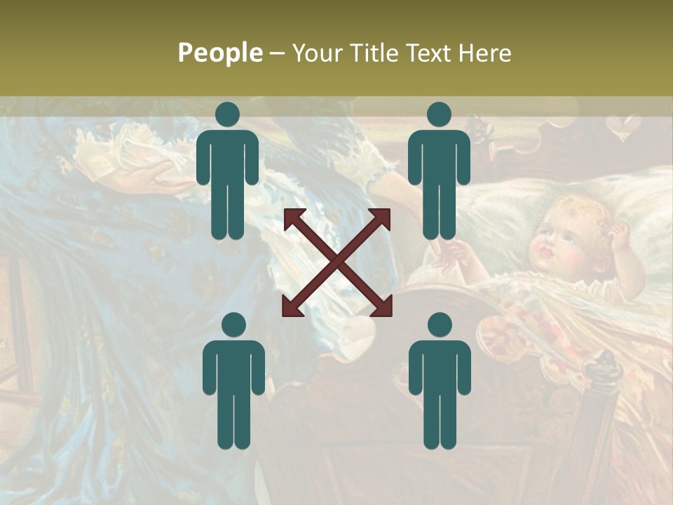 Older Calm Senior PowerPoint Template