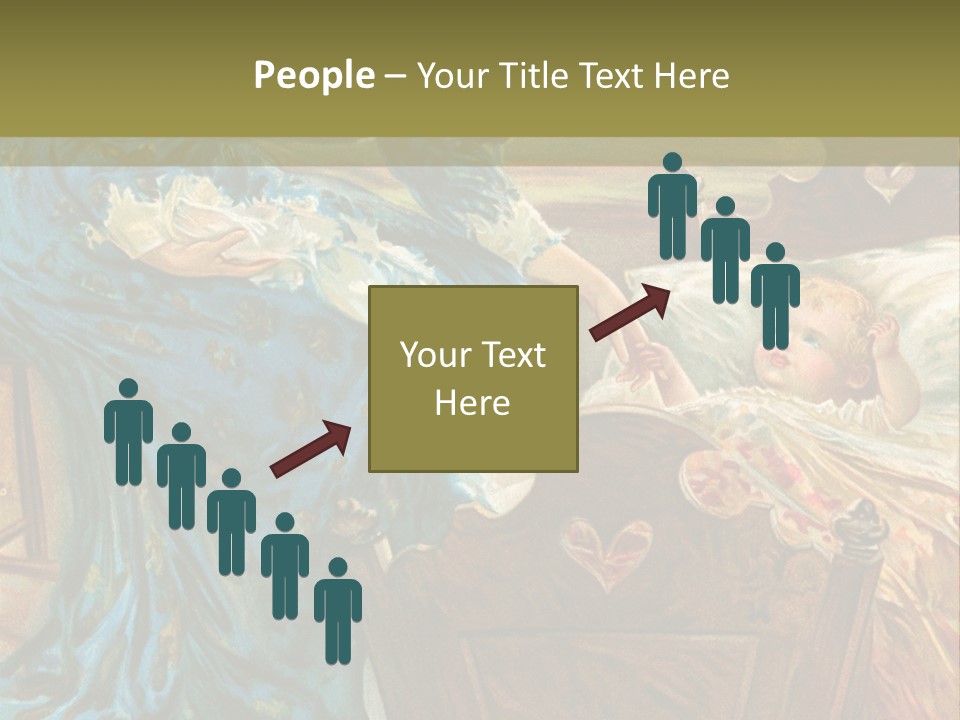Older Calm Senior PowerPoint Template