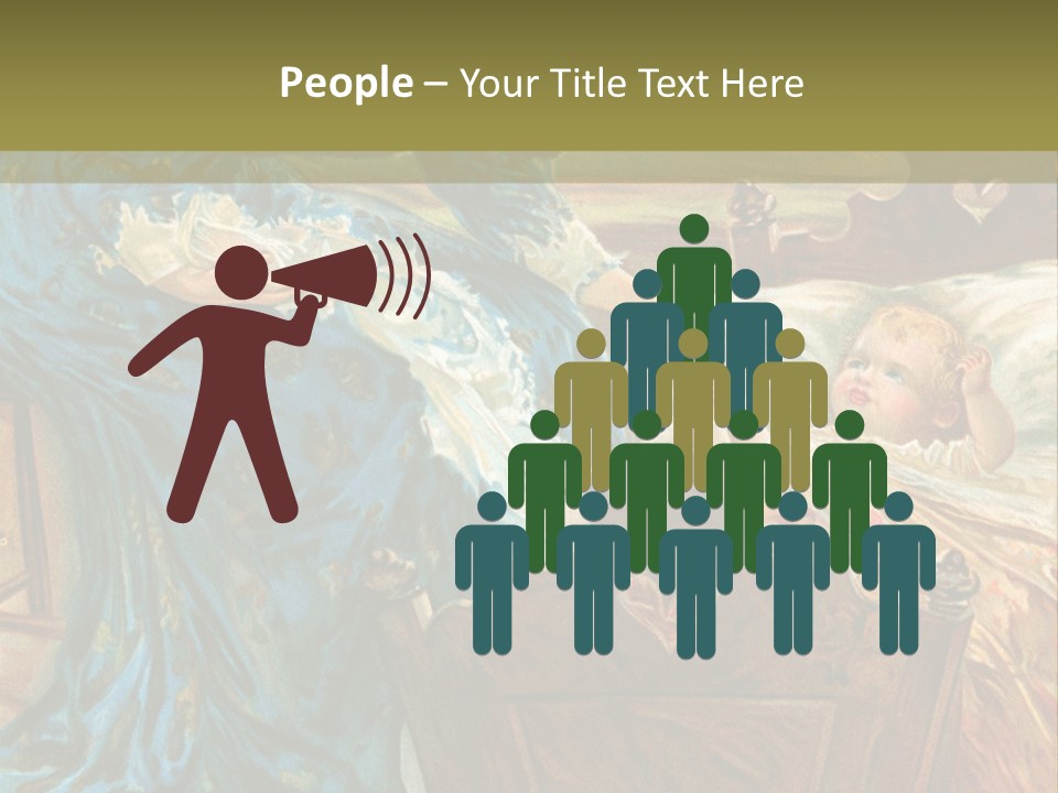 Older Calm Senior PowerPoint Template