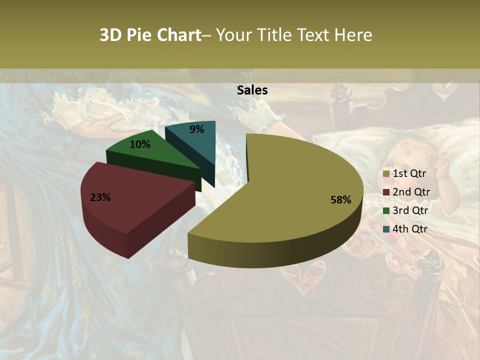 Older Calm Senior PowerPoint Template