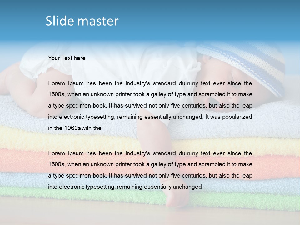 Sad Sea Sand PowerPoint Template