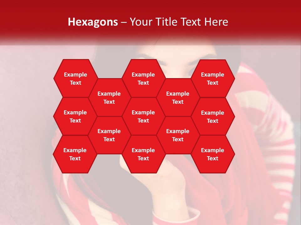 White Family Standing PowerPoint Template